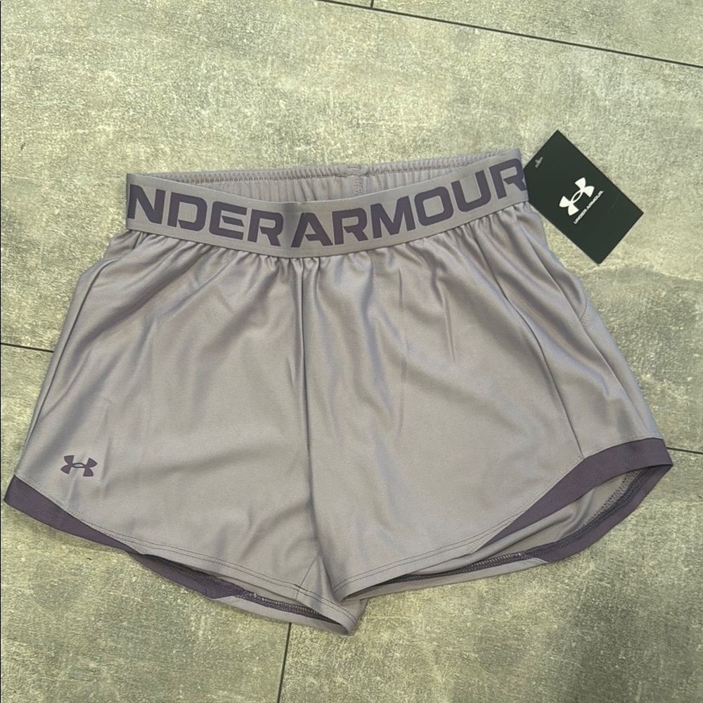 Under Armour Purple Athletic Shorts Lightweight Breathable Fit